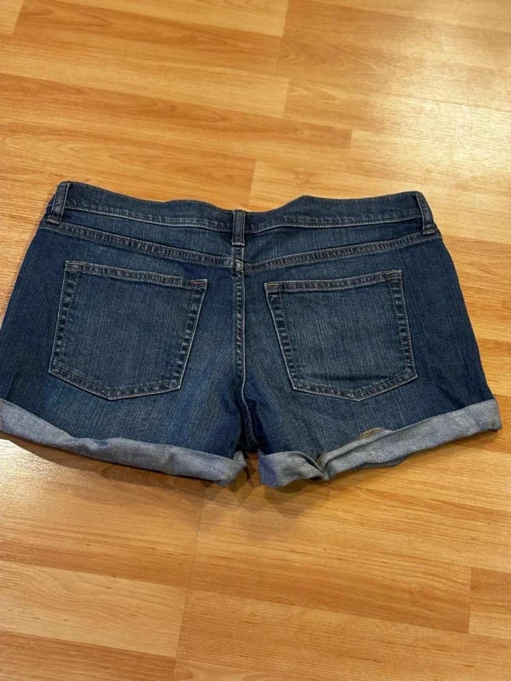 Banana‎ Republic Dark Blue Rolled Cuff Denim Shorts